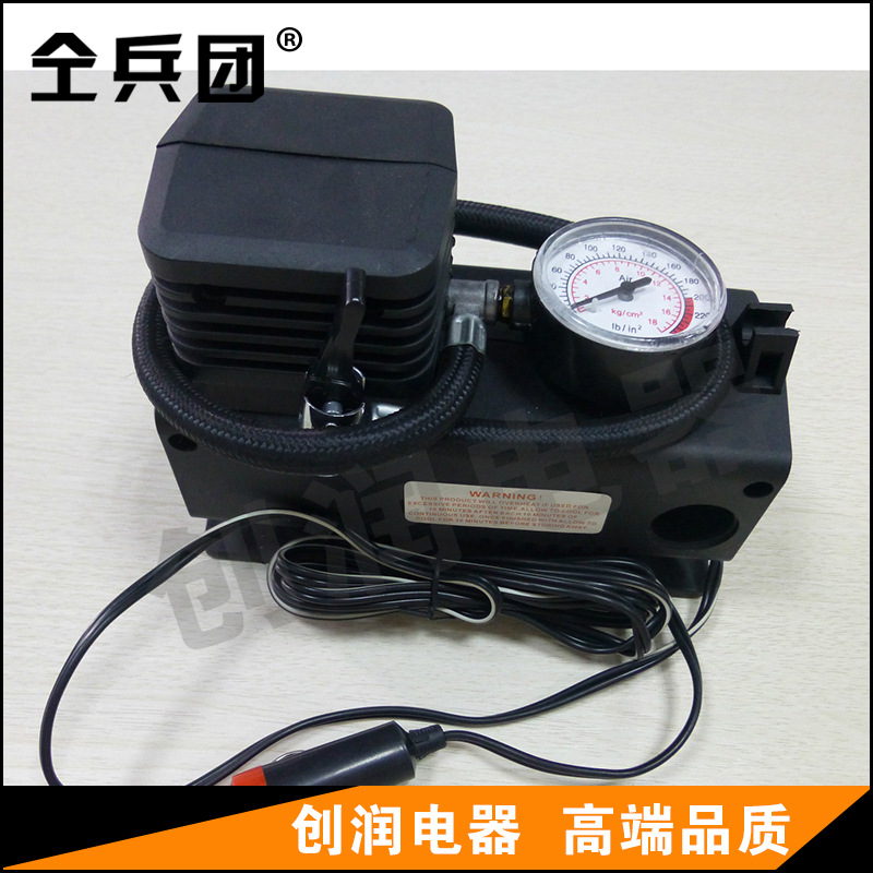車載充氣泵_廠家生產批發汽車充氣泵 汽車禮品用品 金屬車載充氣泵 